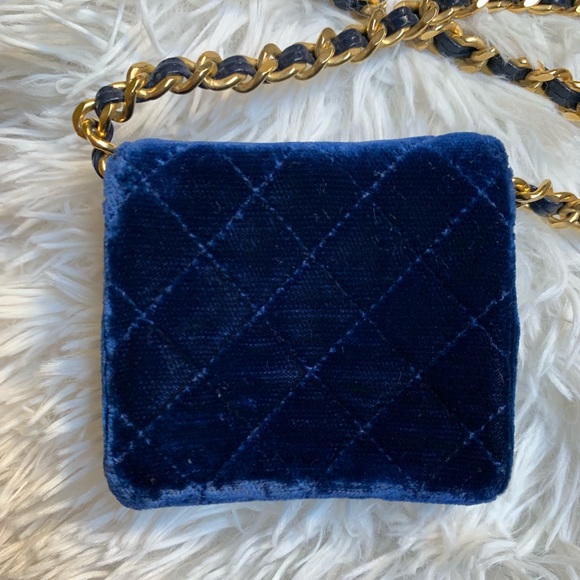 SOLD Chanel Mini Micro Velvet Bag - Picture 3 of 5
